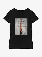 Star Wars The Acolyte Darkness Rises Teaser Poster Youth Girls T-Shirt