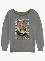 Marvel Kraven The Hunter And Venom Comic Girls Slouchy Sweatshirt