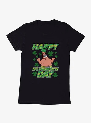 SpongeBob SquarePants Happy St. Patrick's Day Patrick Womens T-Shirt