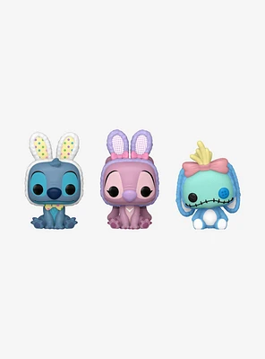 Funko Pocket Pop! Disney Lilo & Stitch Easter Bunny Aliens Vinyl Figure Set