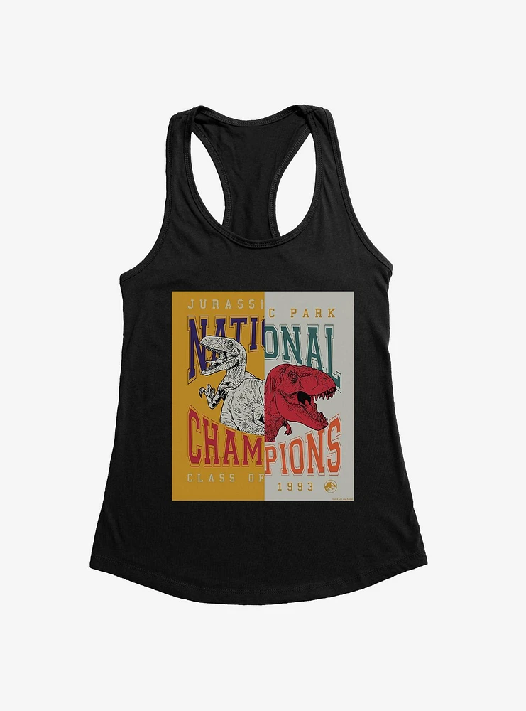 Jurassic Park National Champions Class of 1993 Split Girls Tank