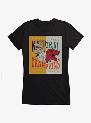 Jurassic Park National Champions Class of 1993 Split Girls T-Shirt