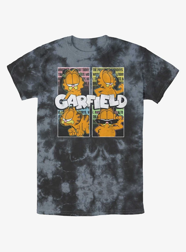 Garfield Four Square Tye-Dye T-Shirt