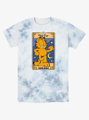 Garfield The Cat Tarot Card Tye-Dye T-Shirt