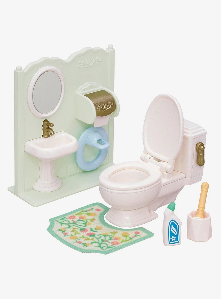 Calico Critters Toilet Accessory Set