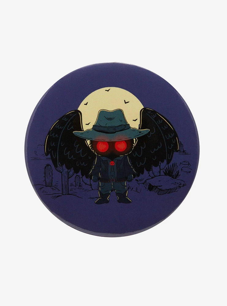 Cowboy Mothman 3 Inch Button