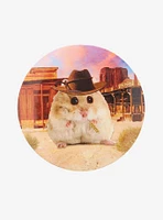 Hamster Cowboy 3 Inch Button