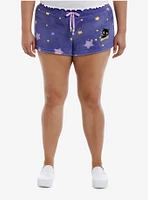 Chococat Stars Sherpa Girls Lounge Shorts Plus