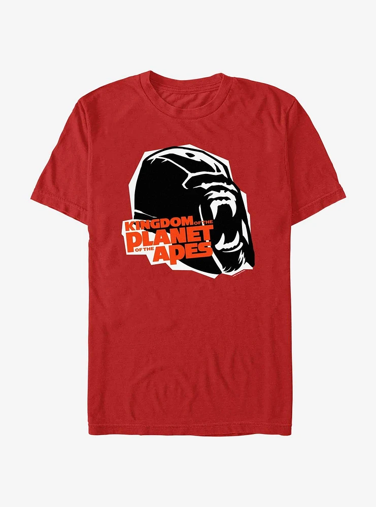 Kingdom of the Planet Apes Gorilla Roar T-Shirt