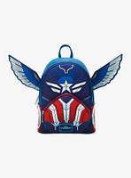 Loungefly Marvel Captain America: Brave New World Captain America Suit Figural Mini Backpack