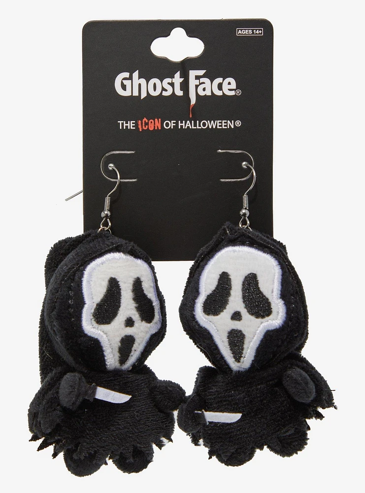 Ghostface Figural Plush Earrings — BoxLunch Exclusive