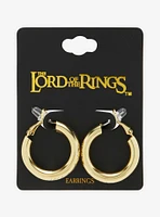 The Lord of the Rings One Ring Figural Hoop Earrings