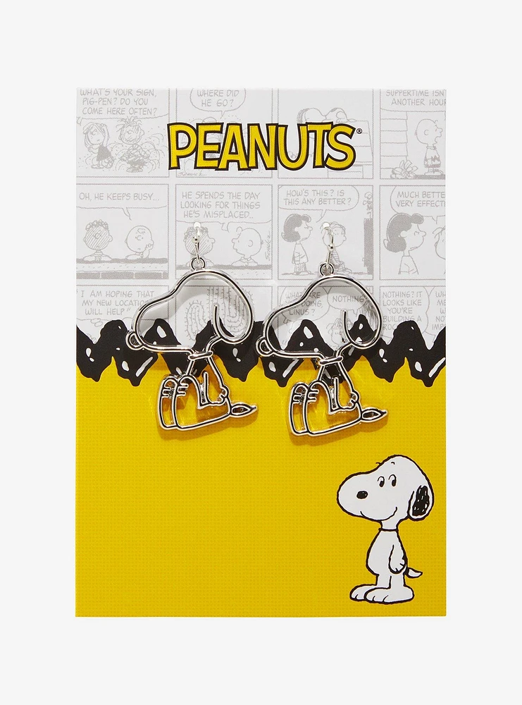 Peanuts Snoopy Outline Earrings - BoxLunch Exclusive