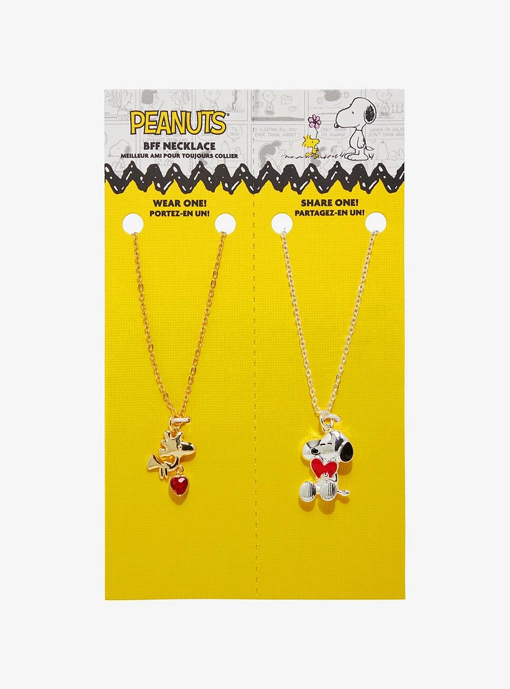 Peanuts Snoopy & Woodstock Bestie Necklace Set - BoxLunch Exclusive