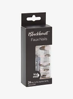 Blackheart Black Smoke Faux Nail Set