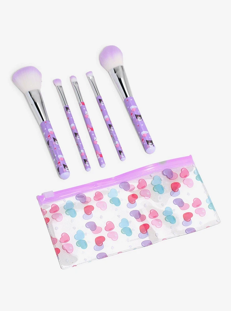 Hello Kitty And Friends Pastel Hearts Makeup Brush Set