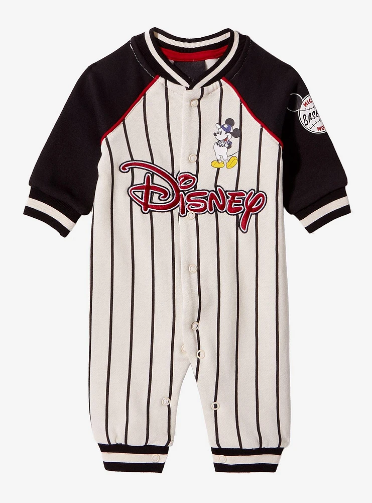 Disney Mickey Mouse Baseball Uniform Infant One-Piece - BoxLunch Exclusive