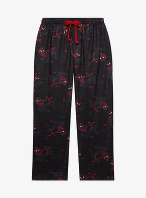 Marvel Spider-Man: Across the Spider-Verse Miles Morales Allover Print Sleep Pants — BoxLunch Exclusive