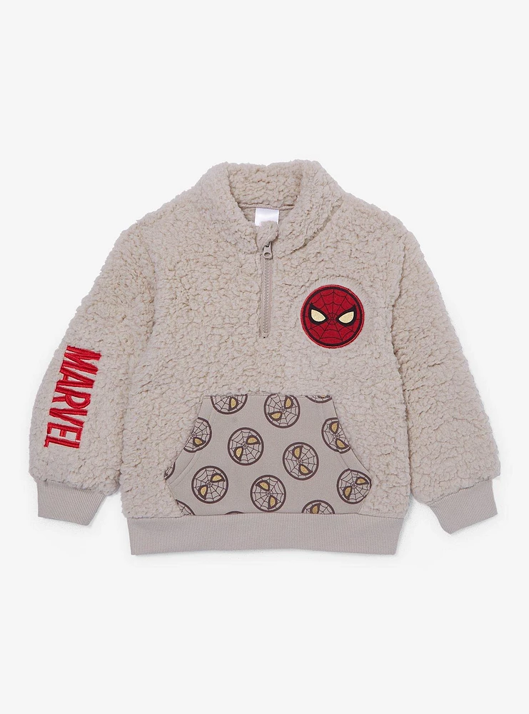 Marvel Spider-Man Toddler Sherpa Sweater — BoxLunch Exclusive