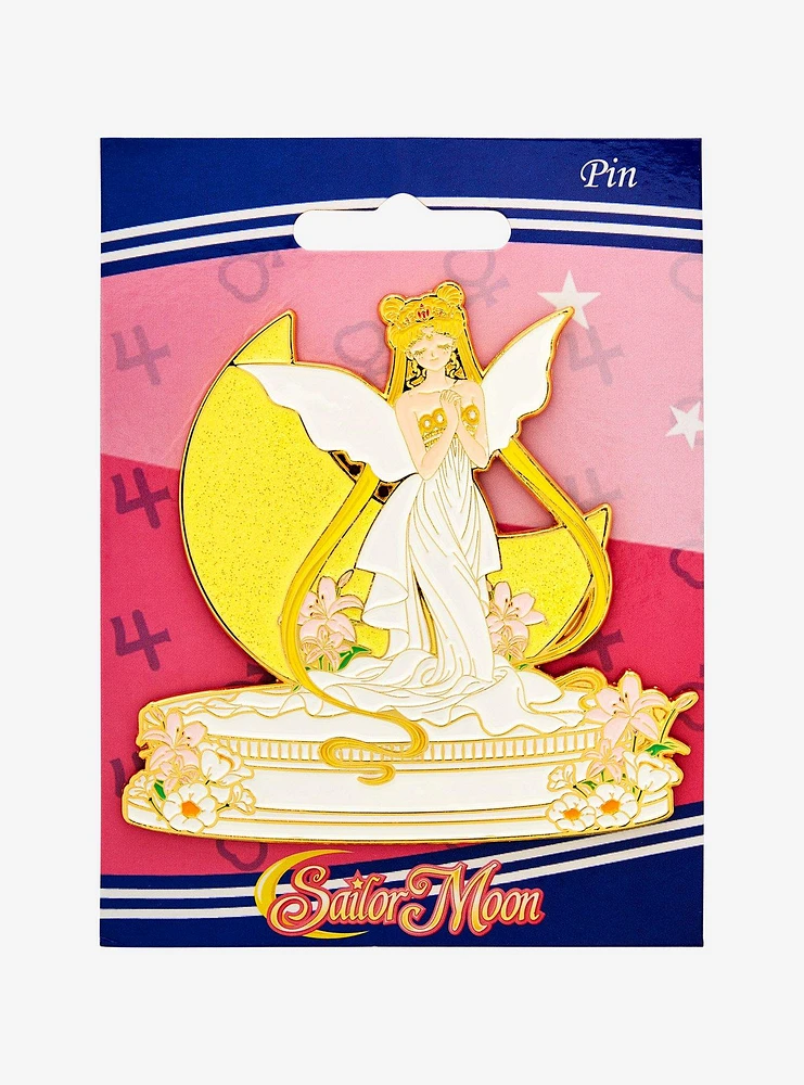 Sailor Moon Neo-Queen Serenity Glitter Enamel Pin — BoxLunch Exclusive