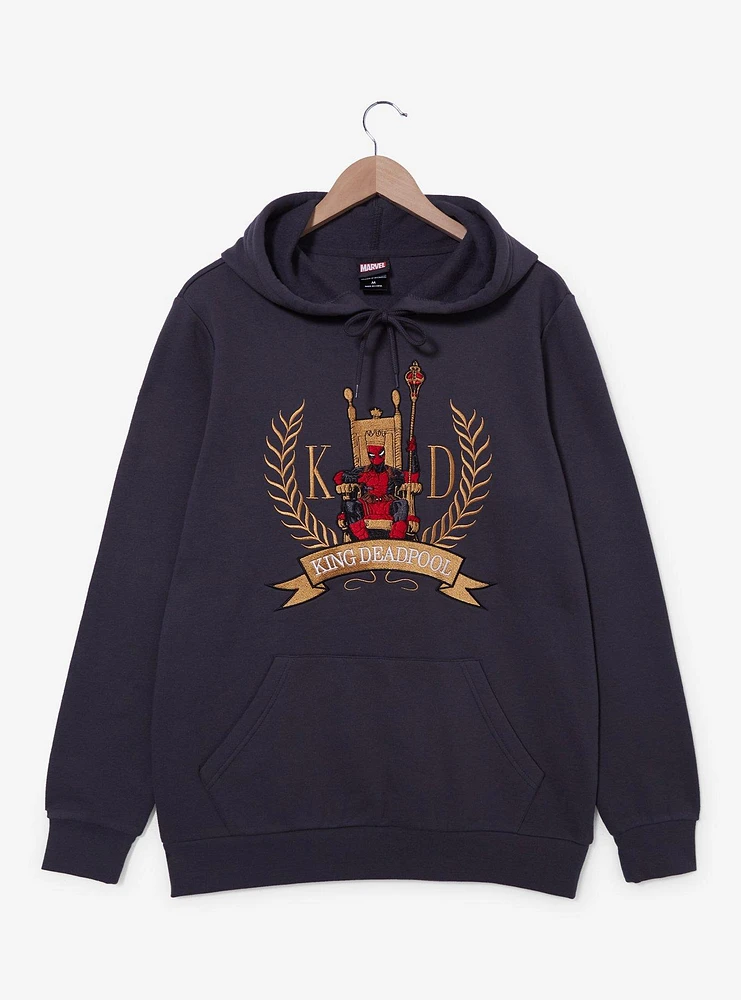 Marvel Deadpool King Crest Hoodie - BoxLunch Exclusive