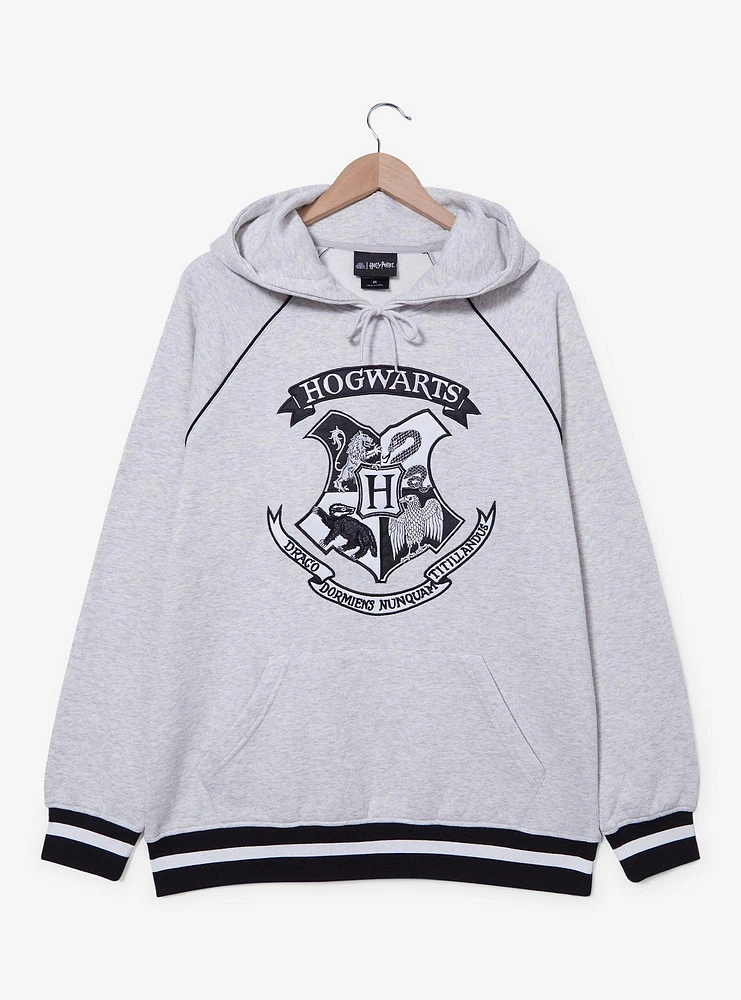 Harry Potter Tonal Hogwarts Crest Hoodie - BoxLunch Exclusive