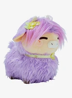 Honeymaru Lavender Long-Haired Cow Plush