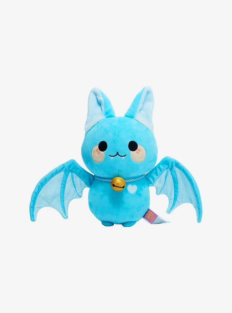 Honeymaru Blue Bat With Bell Plush