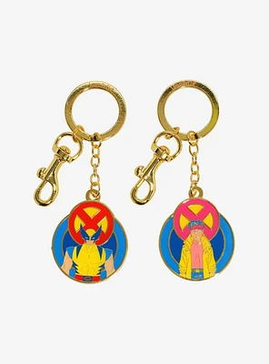 Marvel X-Men '97 Wolverine & Jubilee Keychain Set - BoxLunch Exclusive