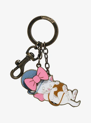 Loungefly Disney The Aristocats Marie Napping Multi-Charm Keychain