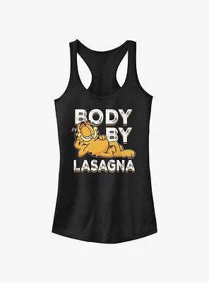 Garfield Body By Lasagna Girls Tank