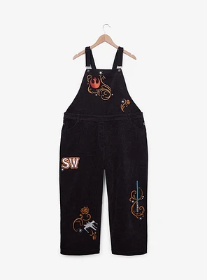 Her Universe Star Wars Rebel Symbols Women's Plus Corduroy Overalls - BoxLunch Exclusive