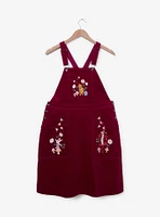 Disney Winnie the Pooh Floral Embroidered Overall Dress — BoxLunch Exclusive