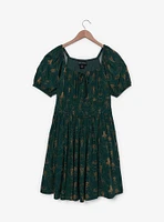 the Lord of Rings Icons Allover Print Smock Dress - BoxLunch Exclusive