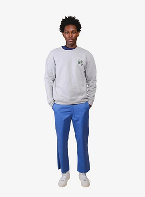 Thank You Have a Nice Day Pearl Blue Crew Neck Sweatshirt