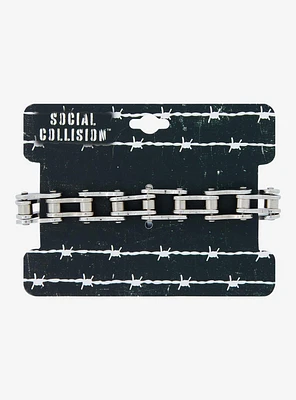 Social Collision Bike Chain Bracelet