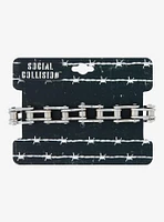 Social Collision Bike Chain Bracelet