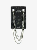 Social Collision Star Chain Layered Necklace