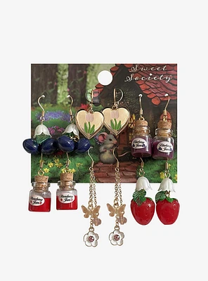 Thorn & Fable Fruit Jam Earring Set