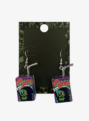 Soul Sucker Juice Box Drop Earrings