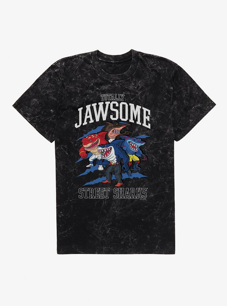 Street Sharks Totally Jawsome Mineral Wash T-Shirt