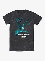 Alien Game Over Man Mineral Wash T-Shirt