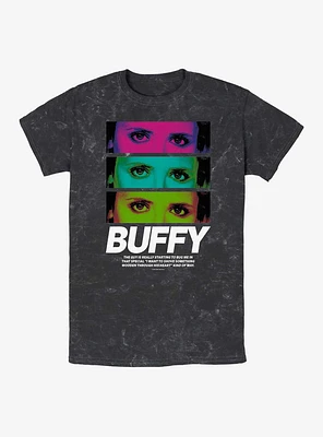 Buffy the Vampire Slayer Shove It Through His Heart Mineral Wash T-Shirt