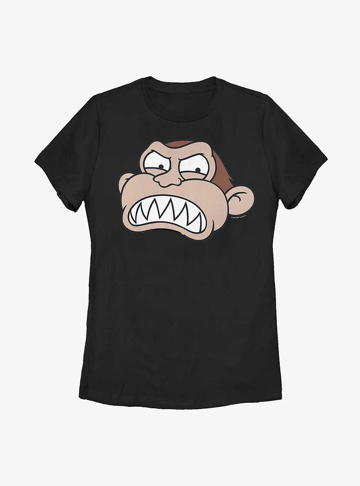 Family Guy Evil Monkey Face Womens T-Shirt