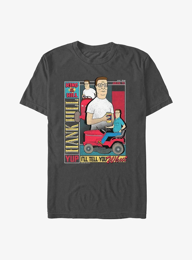 King of the Hill Hank Lawn Mower T-Shirt