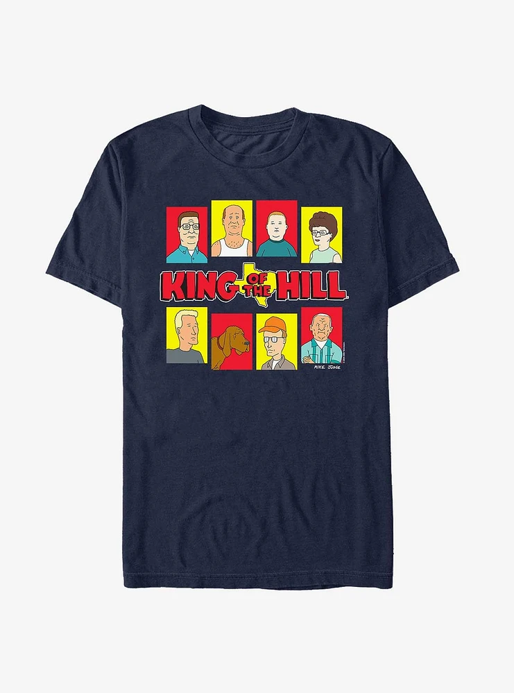 King of the Hill Portraits T-Shirt