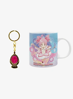 Puella Magi Madoka Magica Mug and Keychain Bundle