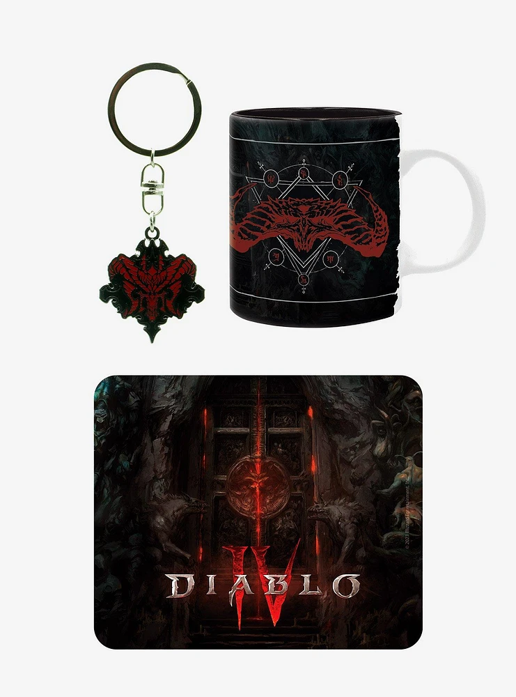 Diablo Keychain Mug and Mousepad Bundle