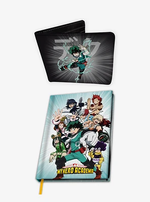 My Hero Academia Wallet and Notebook Bundle