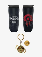 World of Warcraft Horde Tumbler & Keychain Bundle